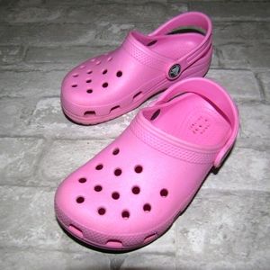 Pink Crocs